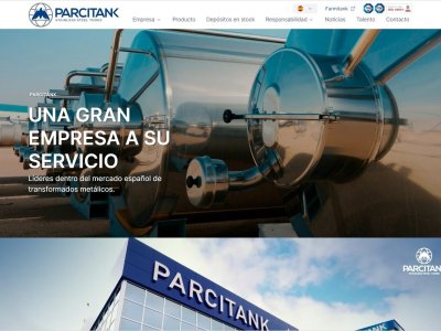 Parcitank lanza su nueva página web