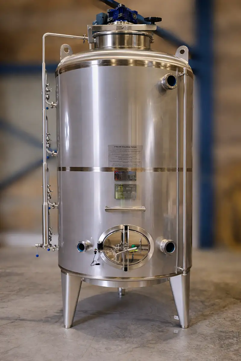 Stainless steel tanks