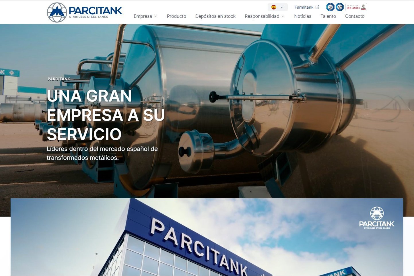 Parcitank launches its new website
