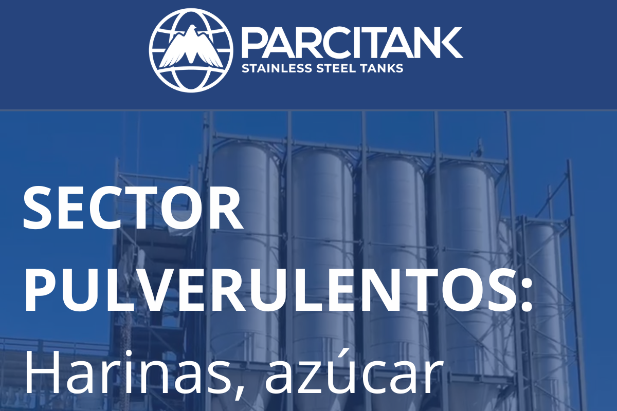 Stainless steel tanks for the powder sector: flours, sugars...