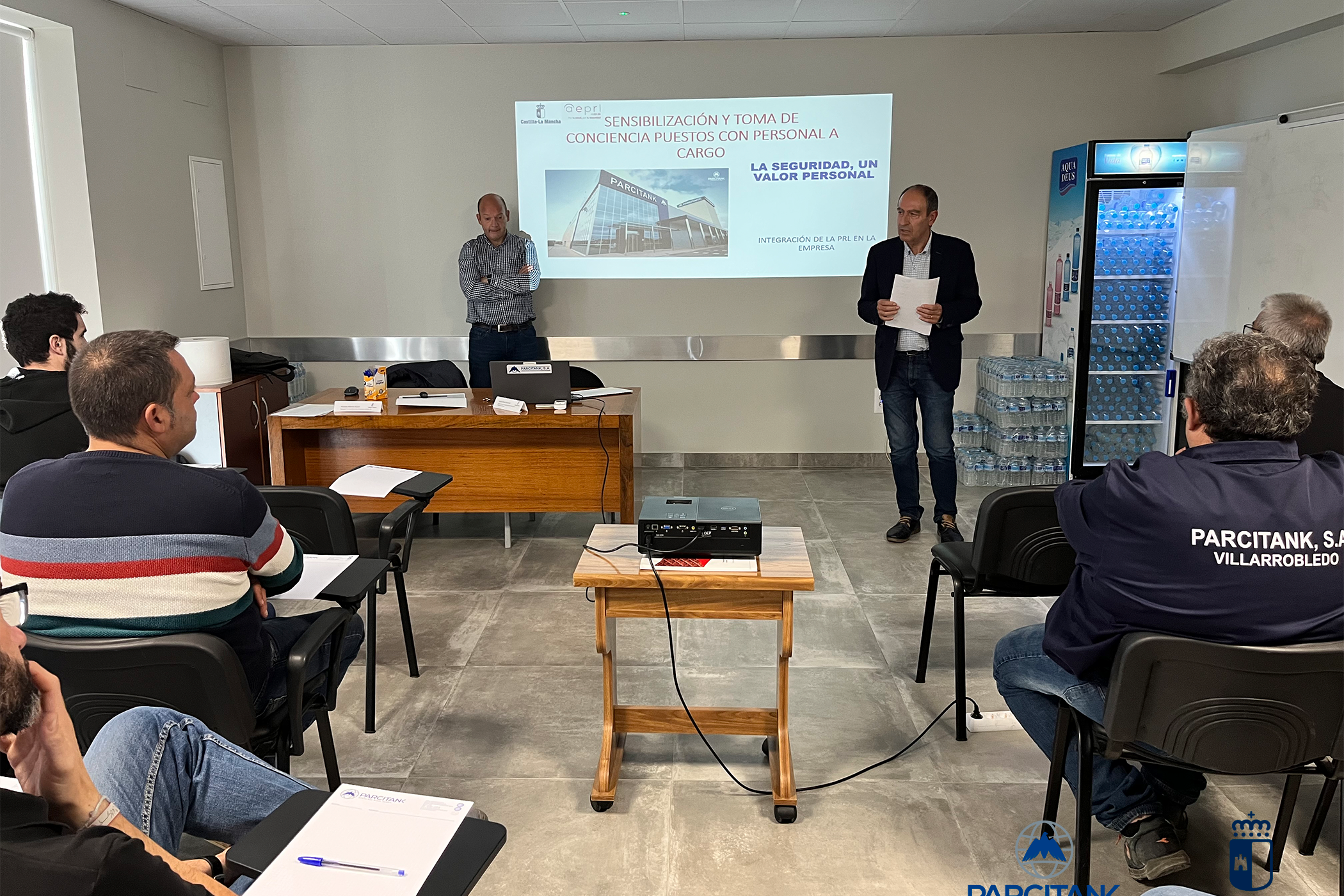 Jornada de Sensibilización en Prevención de Riesgos Laborales en PARCITANK, S.A. con la Participación de la Junta de Comunidades de Castilla-La Mancha
