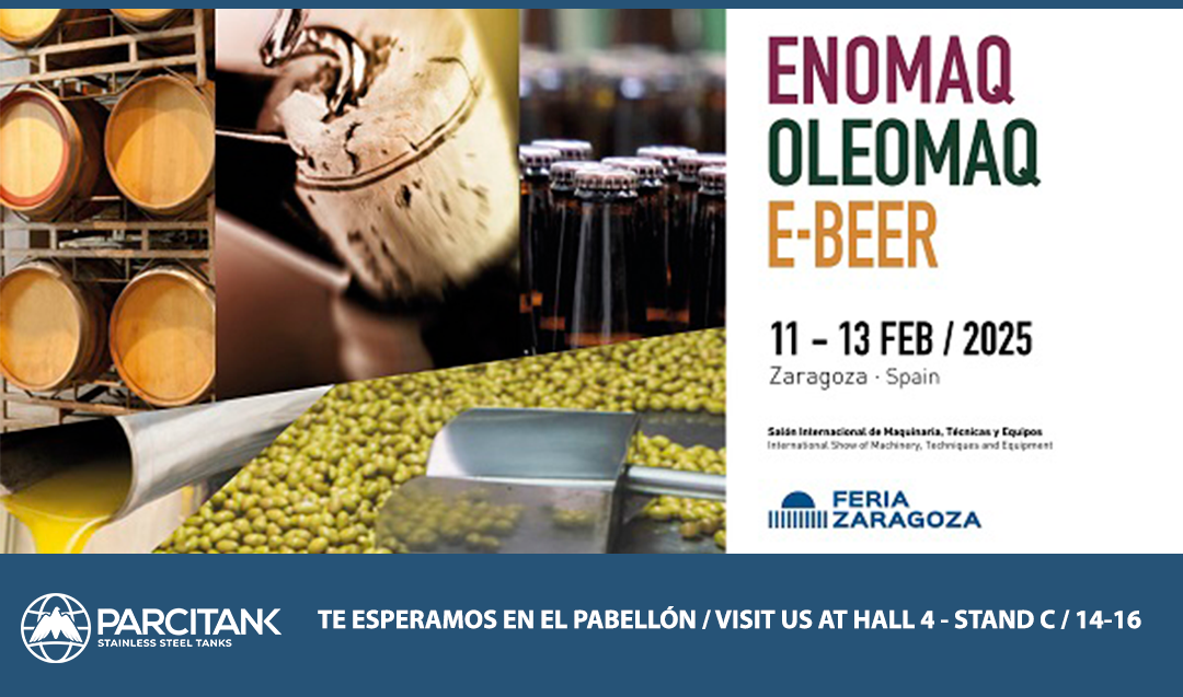 Parcitank estará presente en Enomaq 2025: innovación en almacenamiento y procesado para la industria vitivinícola