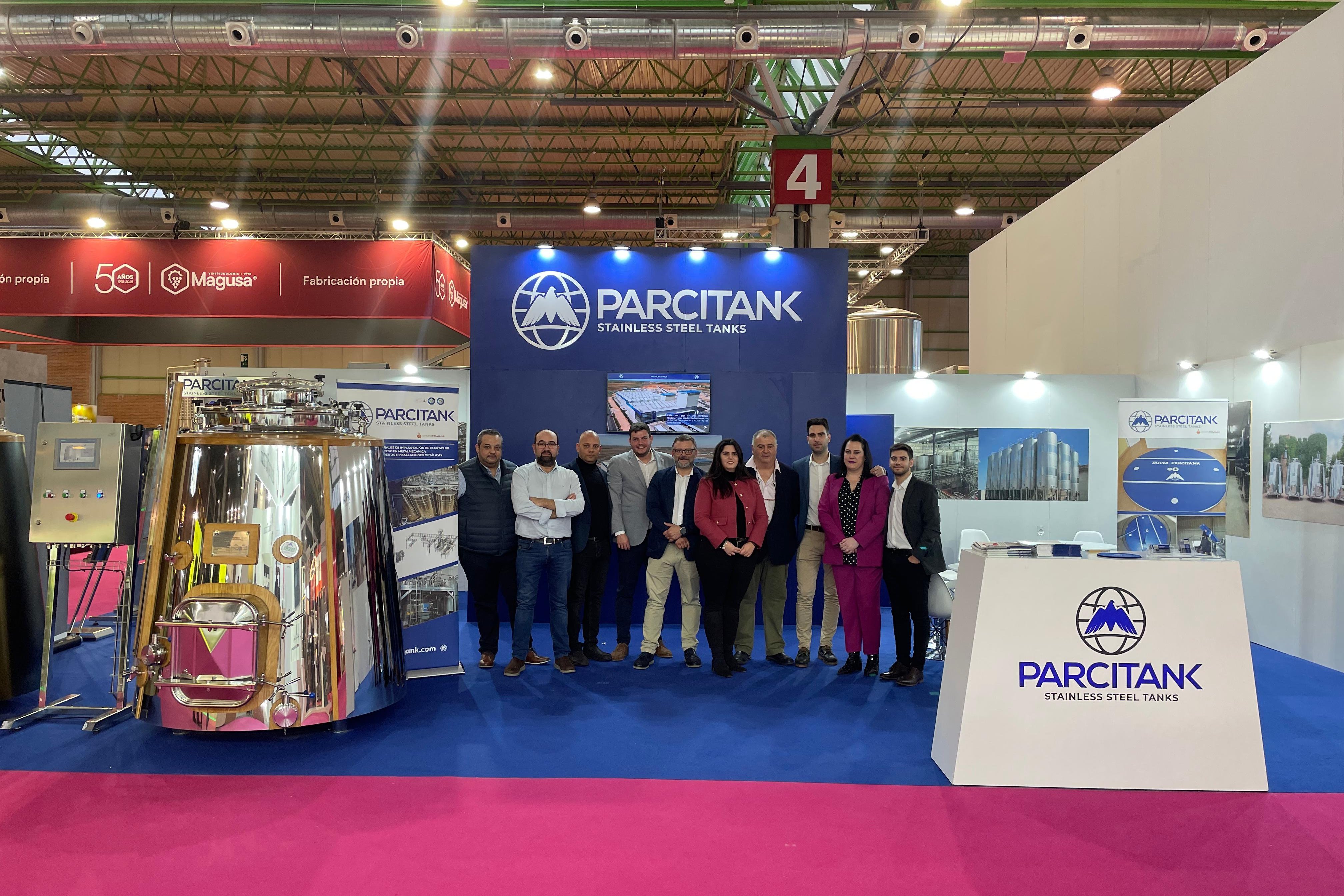 Parcitank en Enomaq 2025: Innovación y compromiso con el sector 
