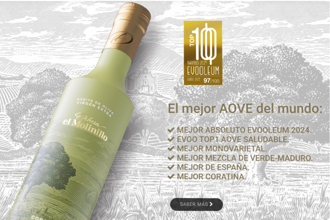 La Dehesa El Molinillo, reconocida con el premio al mejor aceite virgen extra del mundo