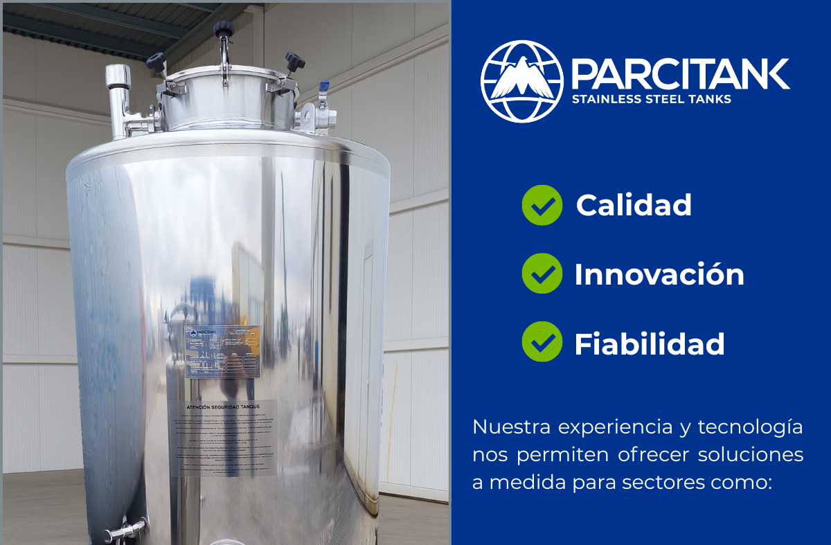 Depósitos de acero inoxidable: calidad, innovación y fiabilidad en cada proyecto