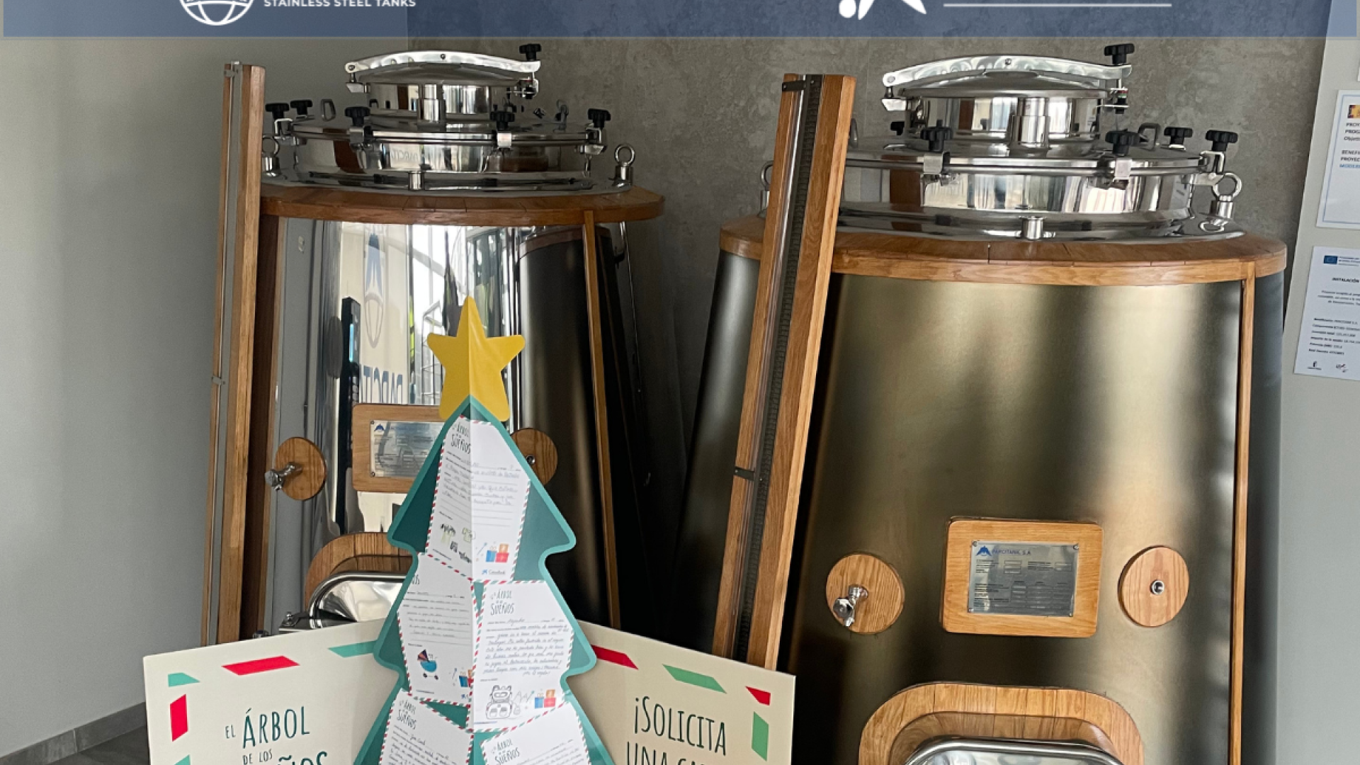 Parcitank once again participates in the charity initiative ‘El Árbol de los Sueños’ (The Tree of Dreams) organised by the ‘la Caixa’ Foundation.