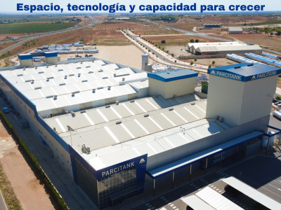 Parcitank industrial facilities: investment in space, efficiency and quality