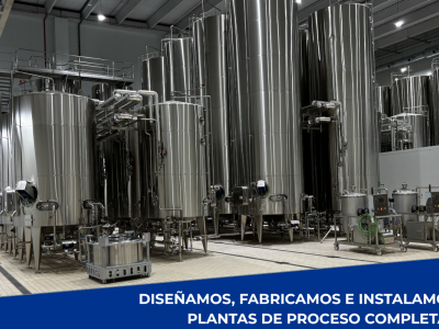 Diseño, fabricación e instalación de plantas de proceso completas para la industria alimentaria
