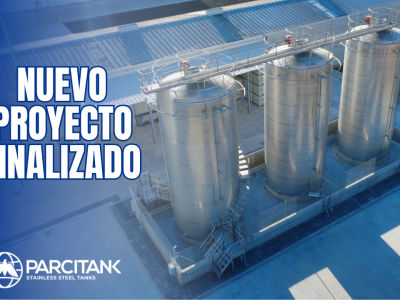 Parcitank finaliza la fabricación e instalación de tres tanques de almacenamiento de alcohol para Miramar Satie